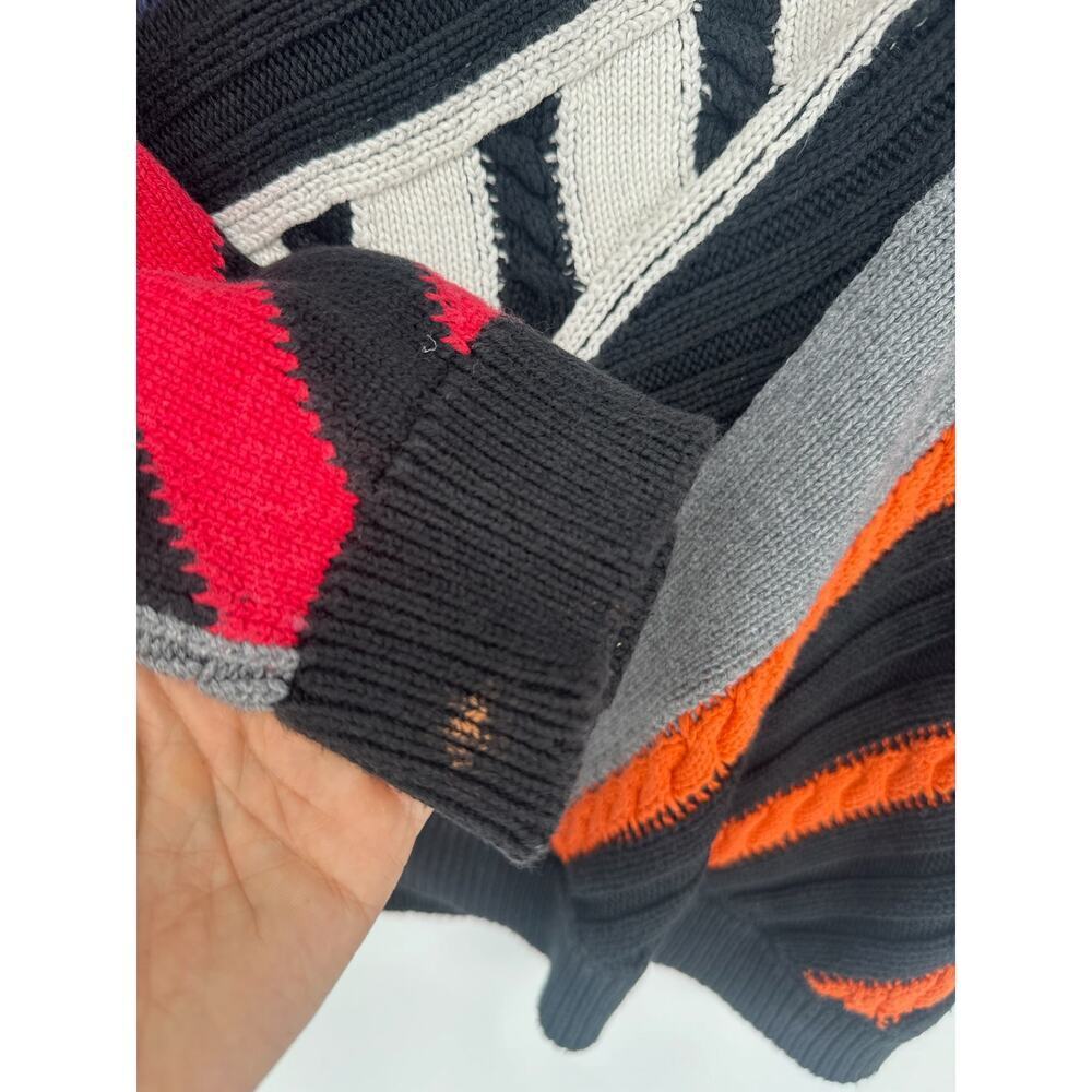 Koch Patchwork Oversized Sweater Large - image 6